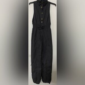Skea Paris Vail Vintage Ski Snow Jumpsuit Charcoal Gray One Piece Women’s
